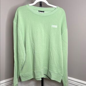 Zara Fair Green limited edition Pantone Crewneck Sweatshirt size large